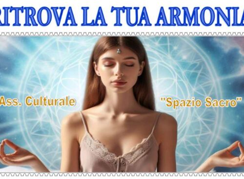 Ritrova la tua armonia con spaziosacro.it