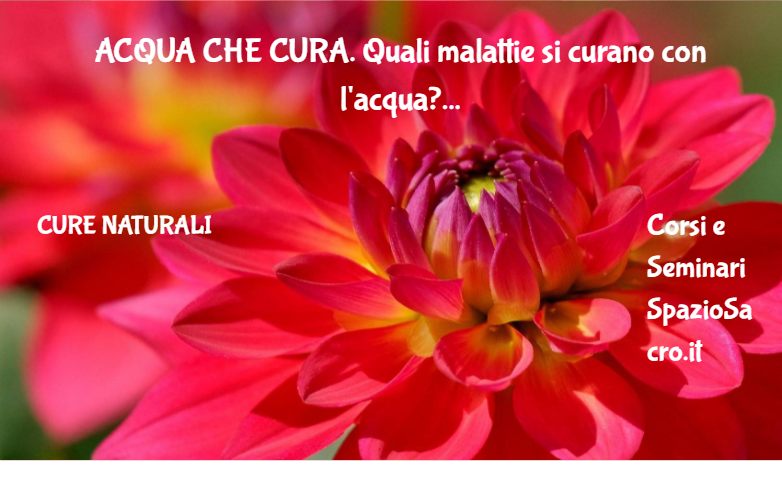 ACQUA CHE CURA. Quali malattie si curano con l'acqua? 1 Acqua Che Cura. Quali Malattie Si Curano Con L'acqua?