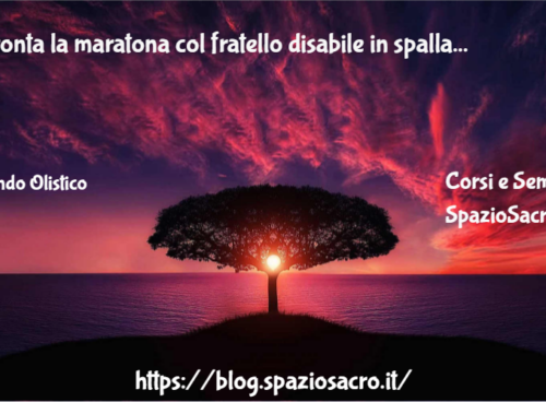 Affronta La Maratona Col Fratello Disabile In Spalla