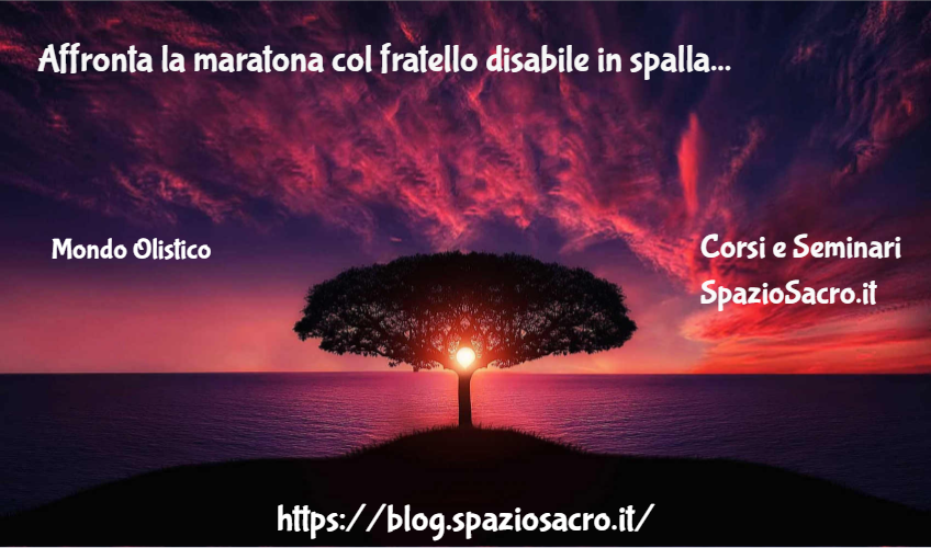 Affronta La Maratona Col Fratello Disabile In Spalla