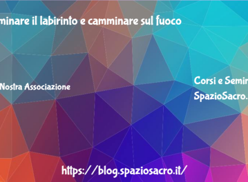 Camminare Il Labirinto E Camminare Sul Fuoco
