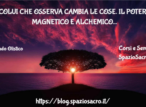 Colui Che Osserva Cambia Le Cose. Il Potere Magnetico E Alchemico Della Consapevolezza