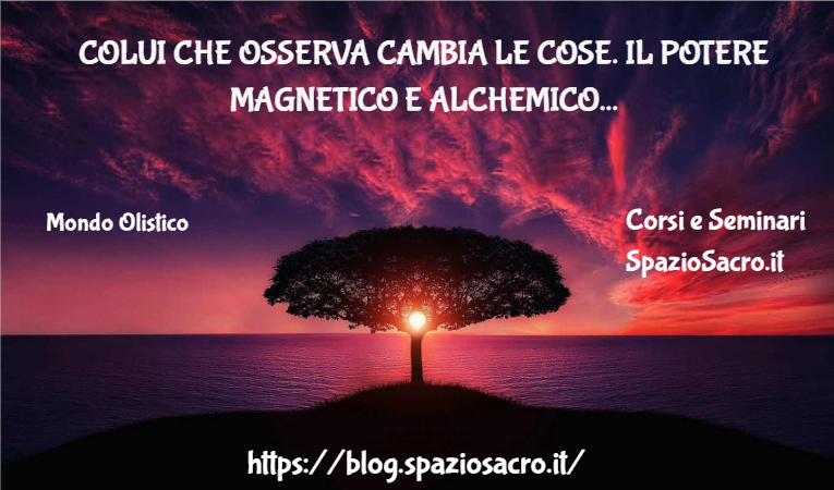 Colui Che Osserva Cambia Le Cose. Il Potere Magnetico E Alchemico Della Consapevolezza