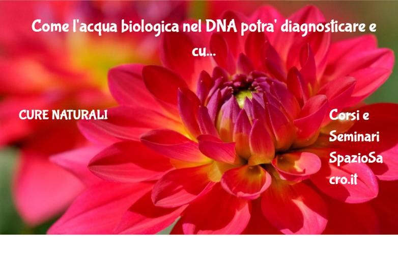 Come L'acqua Biologica Nel Dna Potra' Diagnosticare E Curare Le Malattie