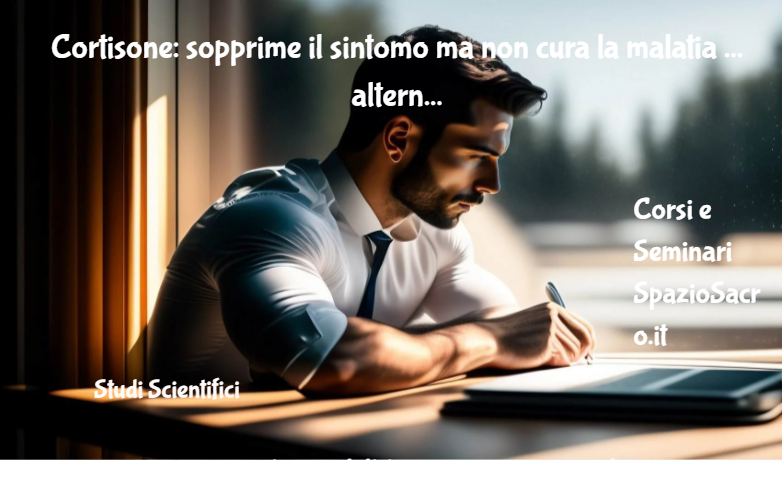Cortisone: sopprime il sintomo ma non cura la malatia ... alternative naturali.... 1 Cortisone: Sopprime Il Sintomo Ma Non Cura La Malatia ... Alternative Naturali....