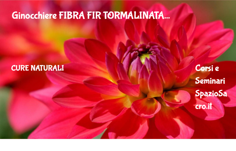 Ginocchiere Fibra Fir Tormalinata