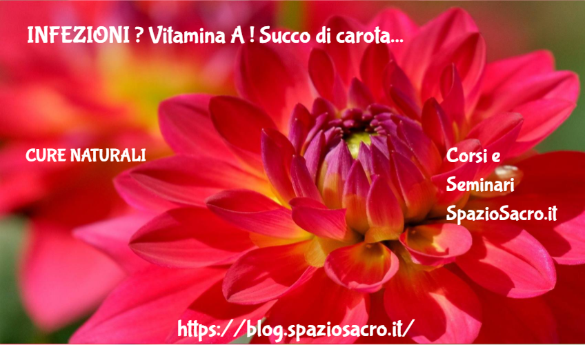 INFEZIONI ? Vitamina A ! Succo di carota 1 Infezioni ? Vitamina A ! Succo Di Carota
