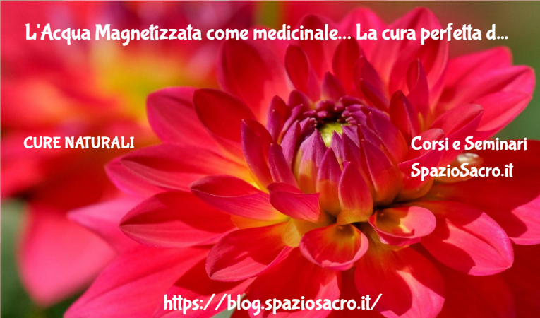 L'acqua Magnetizzata Come Medicinale… La Cura Perfetta Di Cui Nessuno Parla !!!