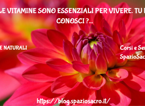 Le Vitamine Sono Essenziali Per Vivere. Tu Le Conosci ?