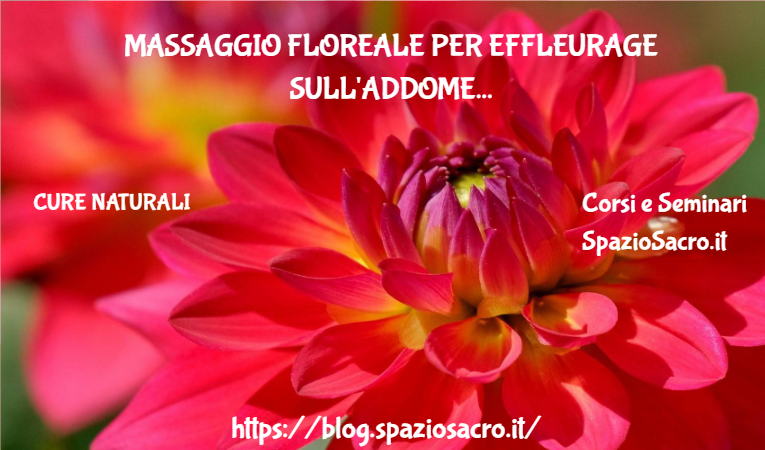 Massaggio Floreale Per Effleurage Sull'addome