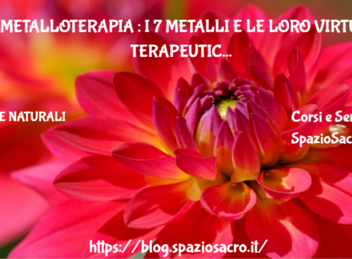 Metalloterapia : I 7 Metalli E Le Loro Virtu' Terapeutiche