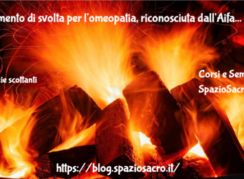 Momento Di Svolta Per L'omeopatia, Riconosciuta Dall'aifa