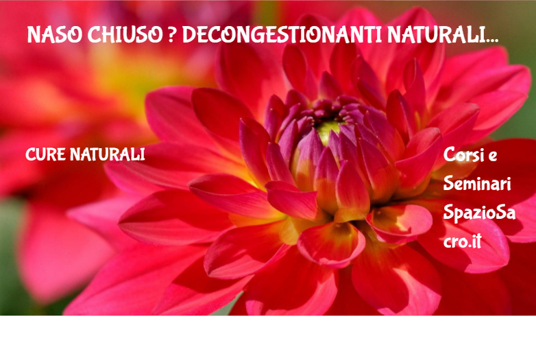 Naso Chiuso ? Decongestionanti Naturali