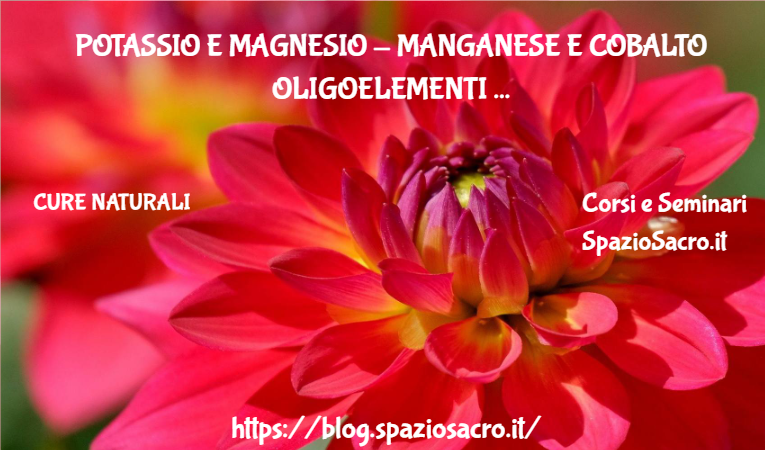 Potassio E Magnesio Manganese E Cobalto Oligoelementi Per La Salute ... In Estate