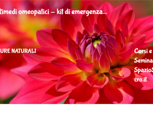 Rimedi Omeopatici Kit Di Emergenza