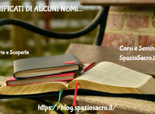 Significati Di Alcuni Nomi