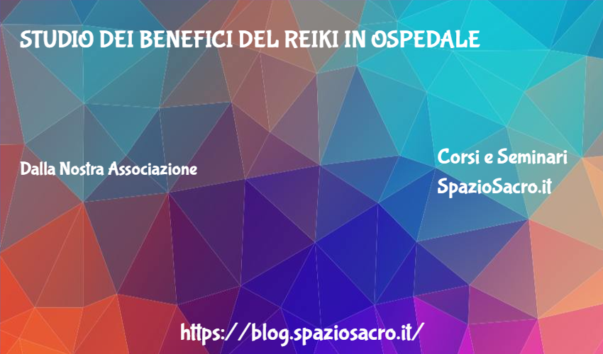 Studio Dei Benefici Del Reiki In Ospedale
