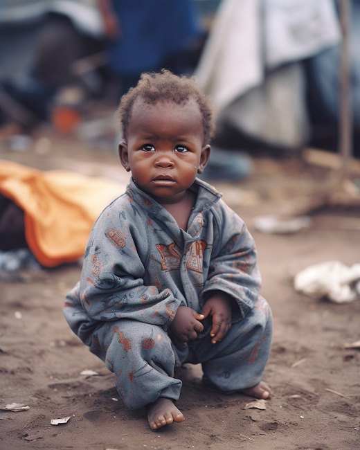 la vergogna della disumanita': perdono bambini! 4 bambini profughi