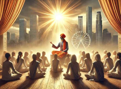 Yogi Harbhajan dice : insegna per formare le persone, per nutrirle, per tirare fuori la loro realtà e personalità, eliminare i loro vuoti... 61 guru 2