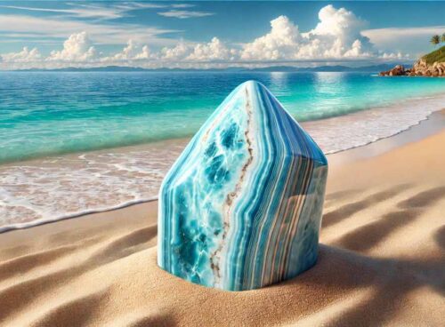 Il Larimar: Il cristallo della serenita' e del mare 75 larimar