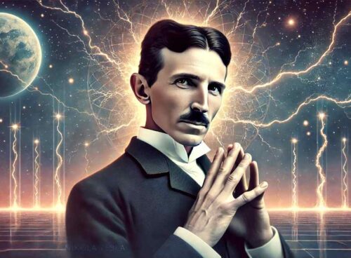 N.Tesla: Genio, Profeta della Luce e Voce del Cosmo. Il Visionario in Connessione con l'Infinito ! 50 tesla nicola