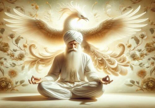 Yogi Harbhajan: risorgete dalle ceneri, siate come la fenice. Questo e' un passo verso la gentilezza 4 blank